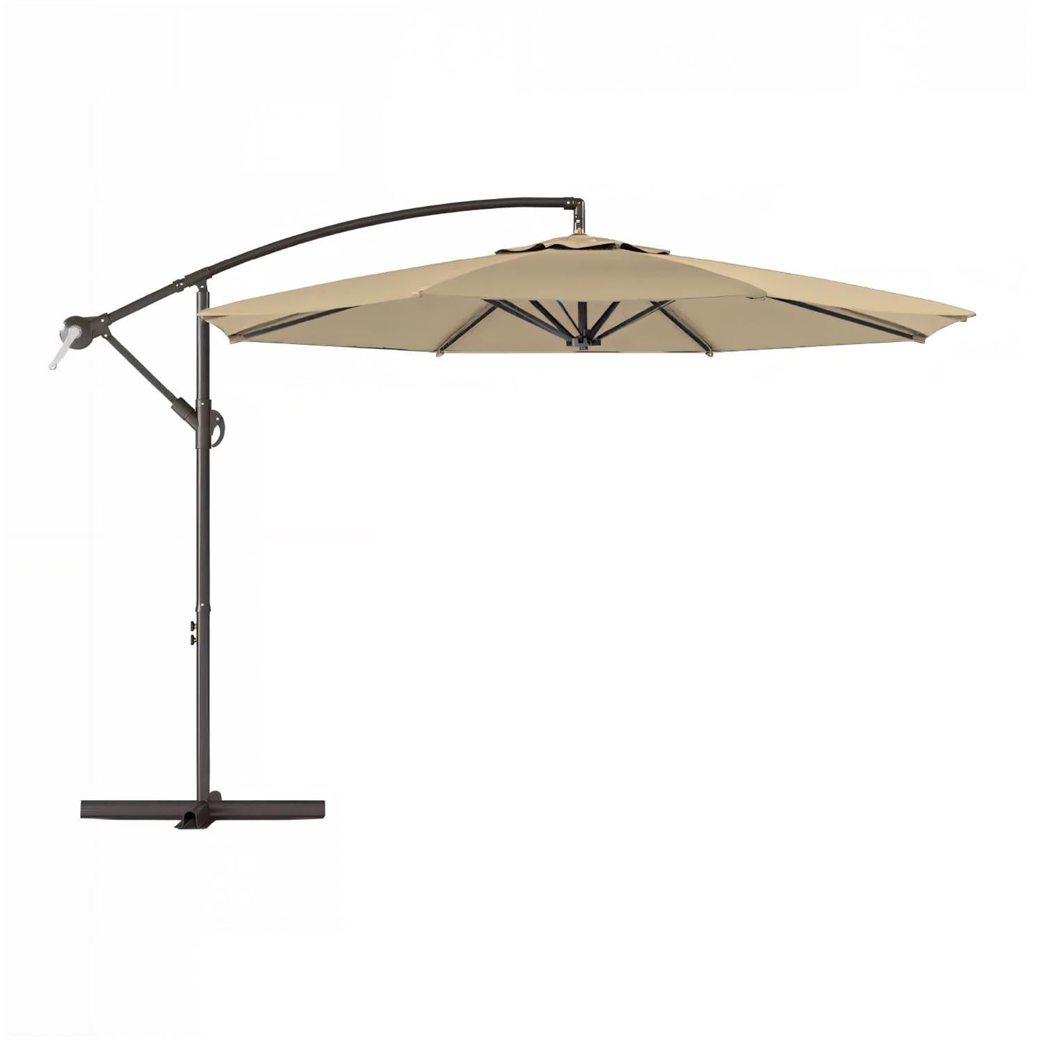 Quitasol Lateral 3x3mt Sombrilla Terraza Sol Lluvia Vincenzi Beige