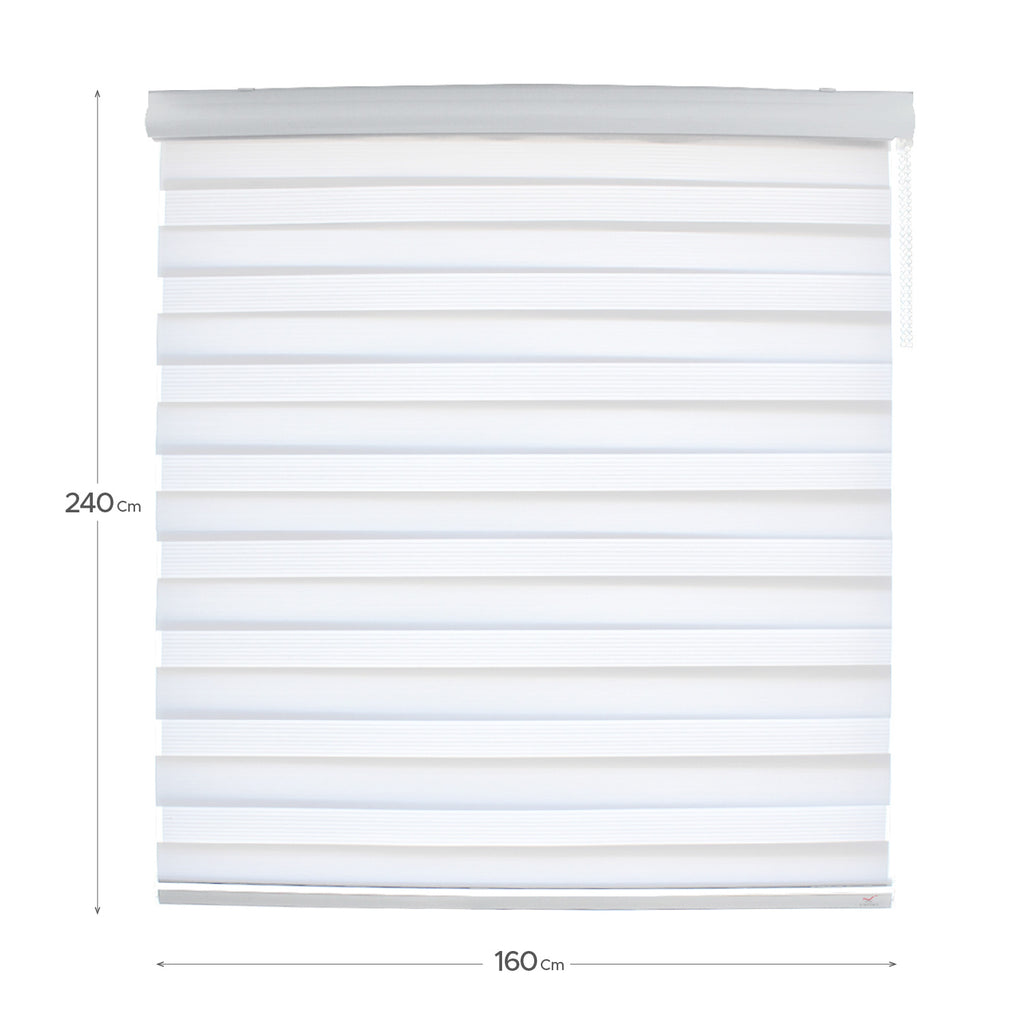 Cortina Roller Duo Blanca 160x240 cm Vincenzi