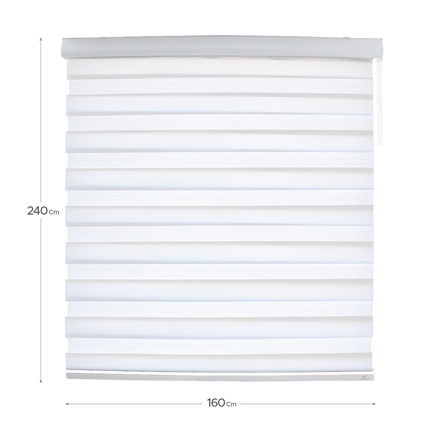 Cortina Roller Duo Blanca 160x240 cm Vincenzi