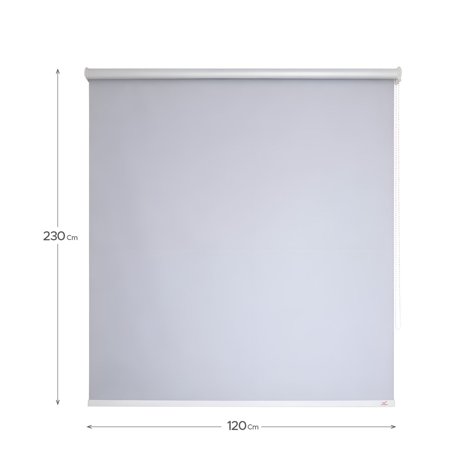 Cortina Roller Blackout Gris 120x230cm