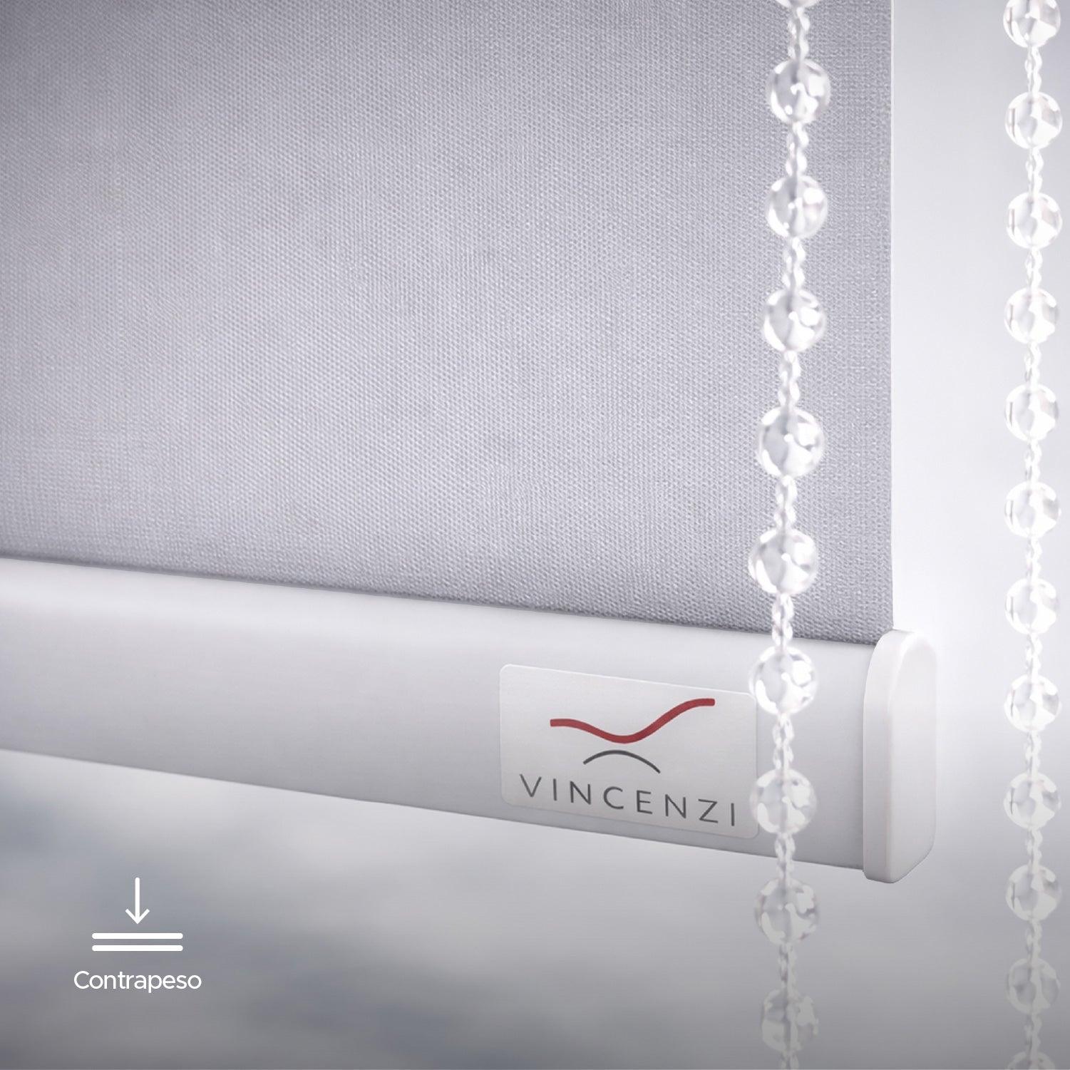 Cortina Roller Blackout Gris 120x230cm