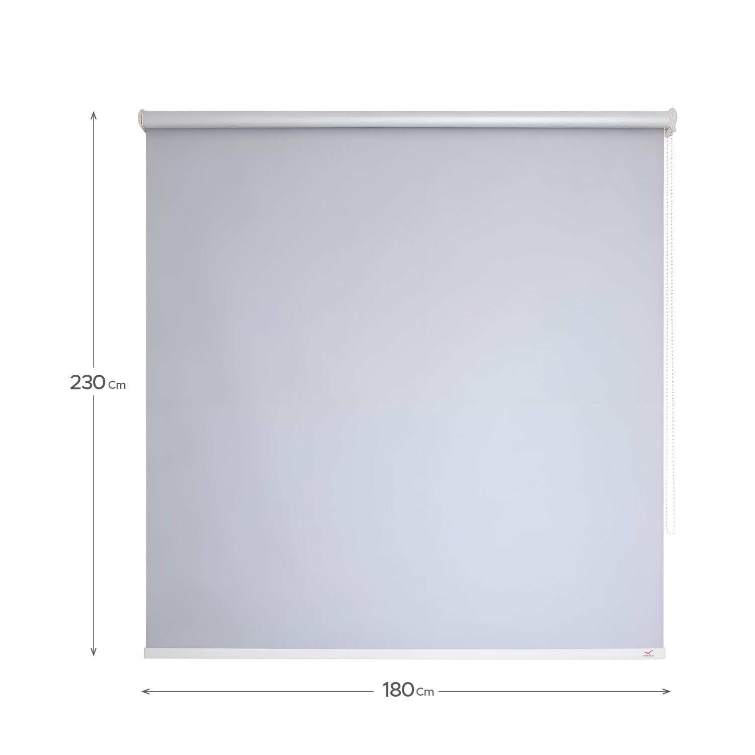 Cortina Roller Blackout Gris 180x230cm