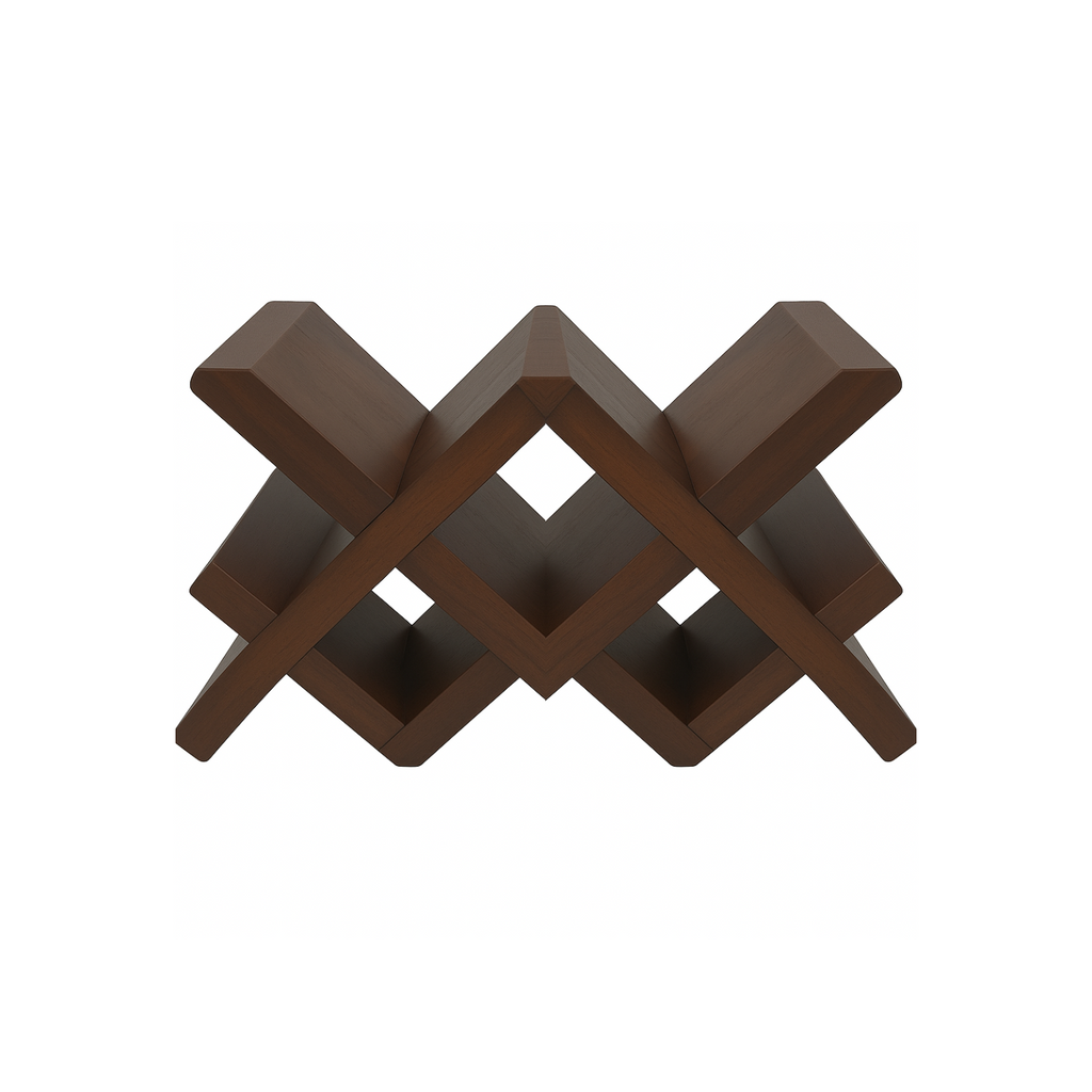 Soporte Madera Para Mesa Tipo Cava Para 7 Botellas De Vino