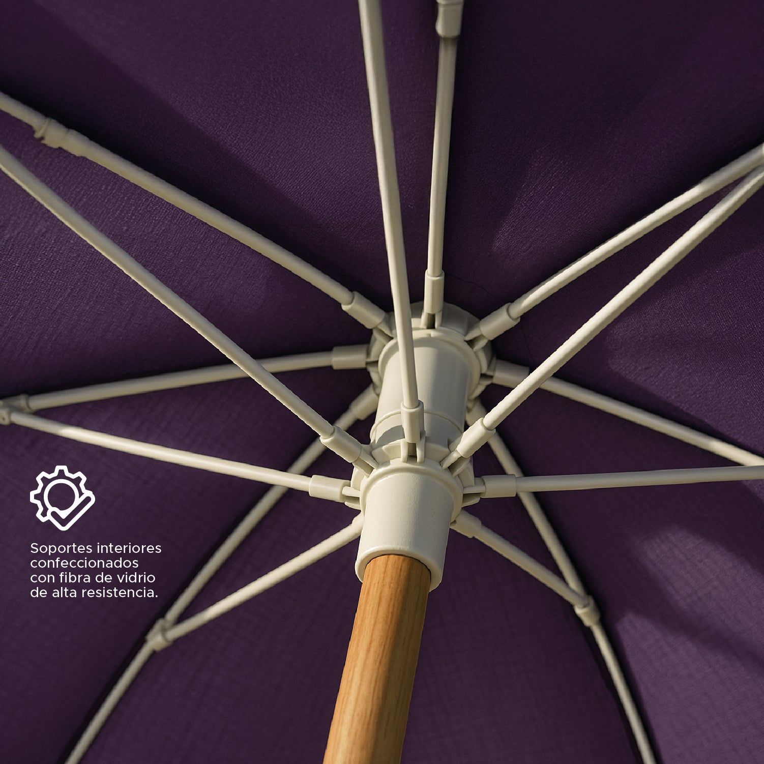 Quitasol Filtro Uv Sombrilla Paraguas Playa Terraza Vincenzi