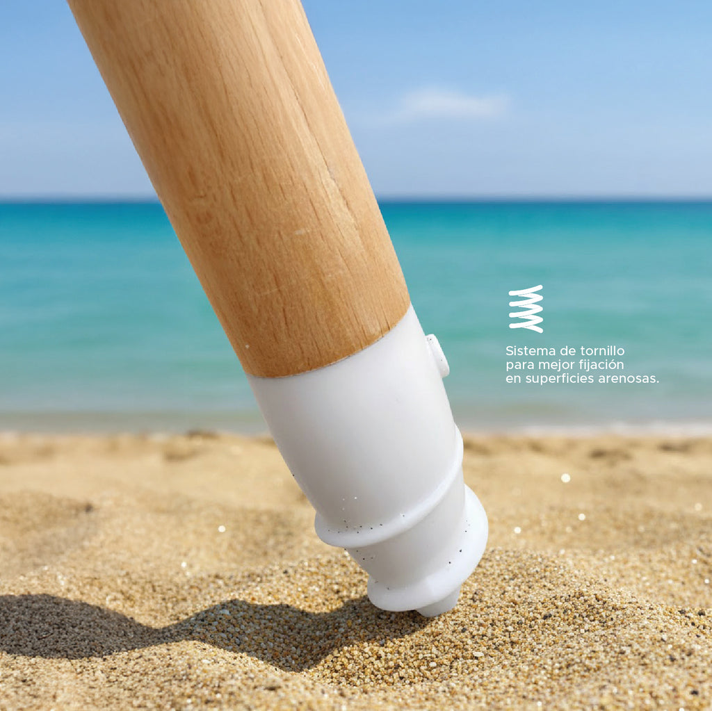 Quitasol Filtro Uv Sombrilla Paraguas Playa Terraza Vincenzi