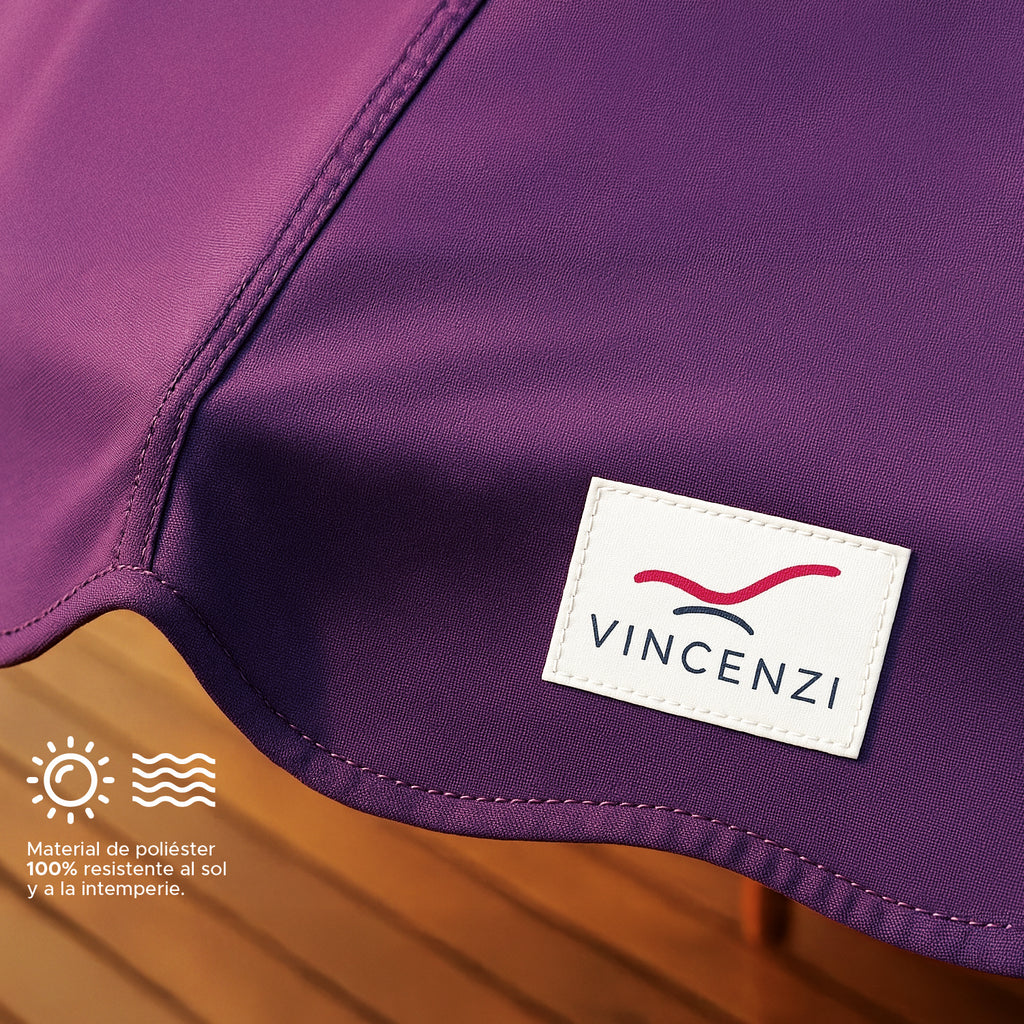 Quitasol Filtro Uv Sombrilla Paraguas Playa Terraza Vincenzi