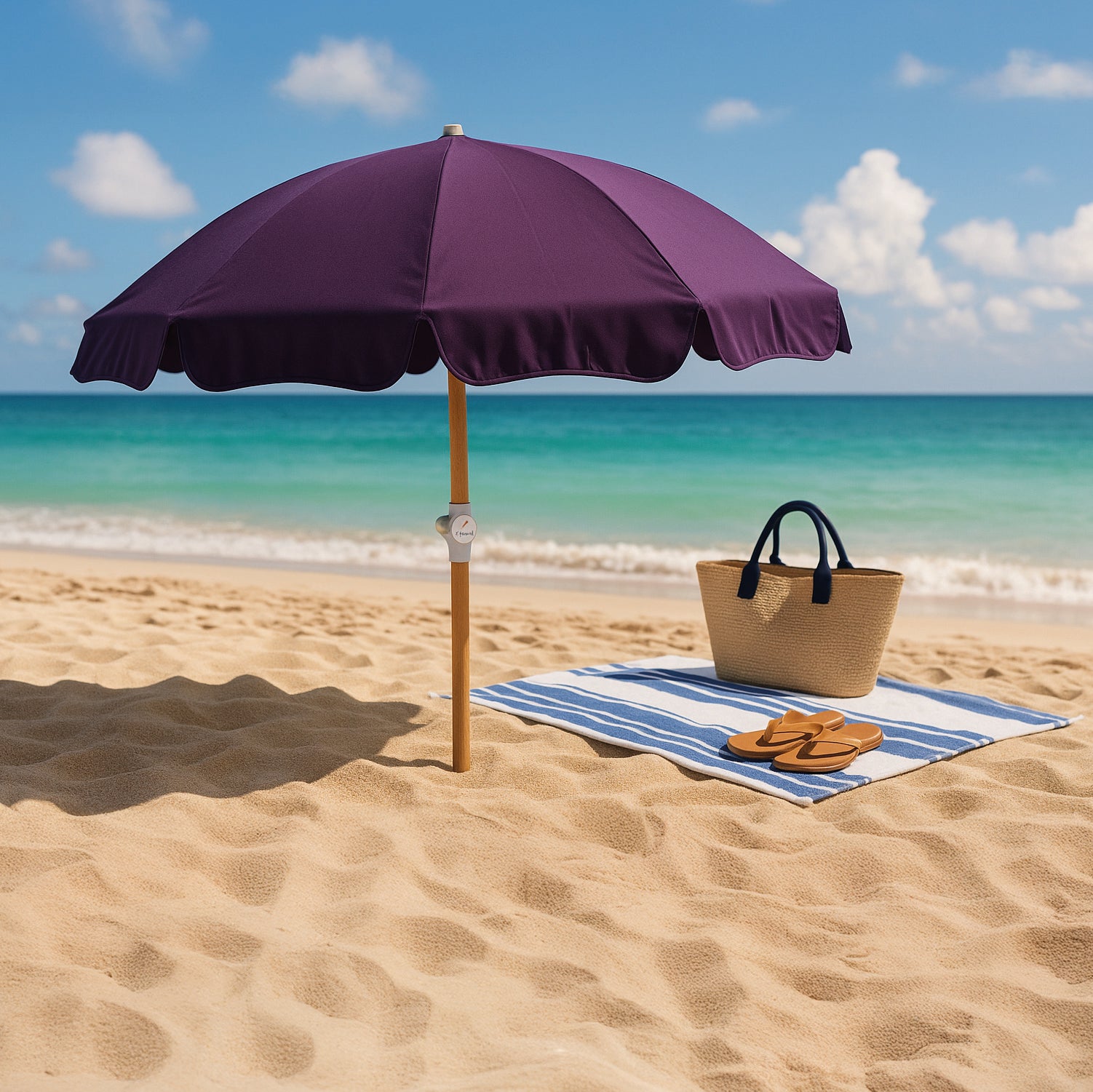 Quitasol Filtro Uv Sombrilla Paraguas Playa Terraza Vincenzi