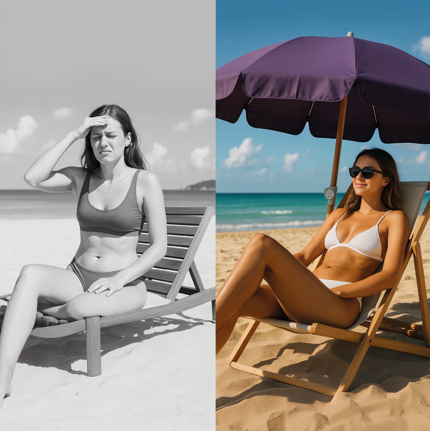 Quitasol Filtro Uv Sombrilla Paraguas Playa Terraza Vincenzi