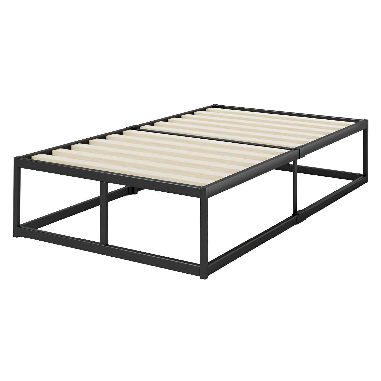 Base para cama Europea Acero y Madera 90X190 cm 1 Pza Vincenzi