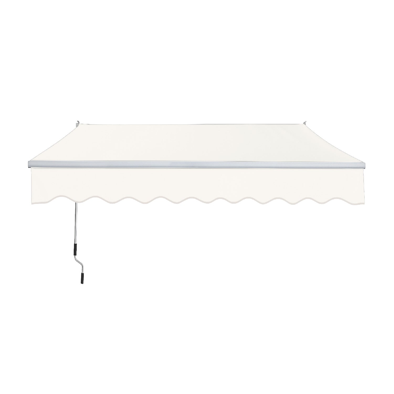 Toldo con brazo retráctil para Terrazas 3x2.5 Mts Blanco Vincenzi