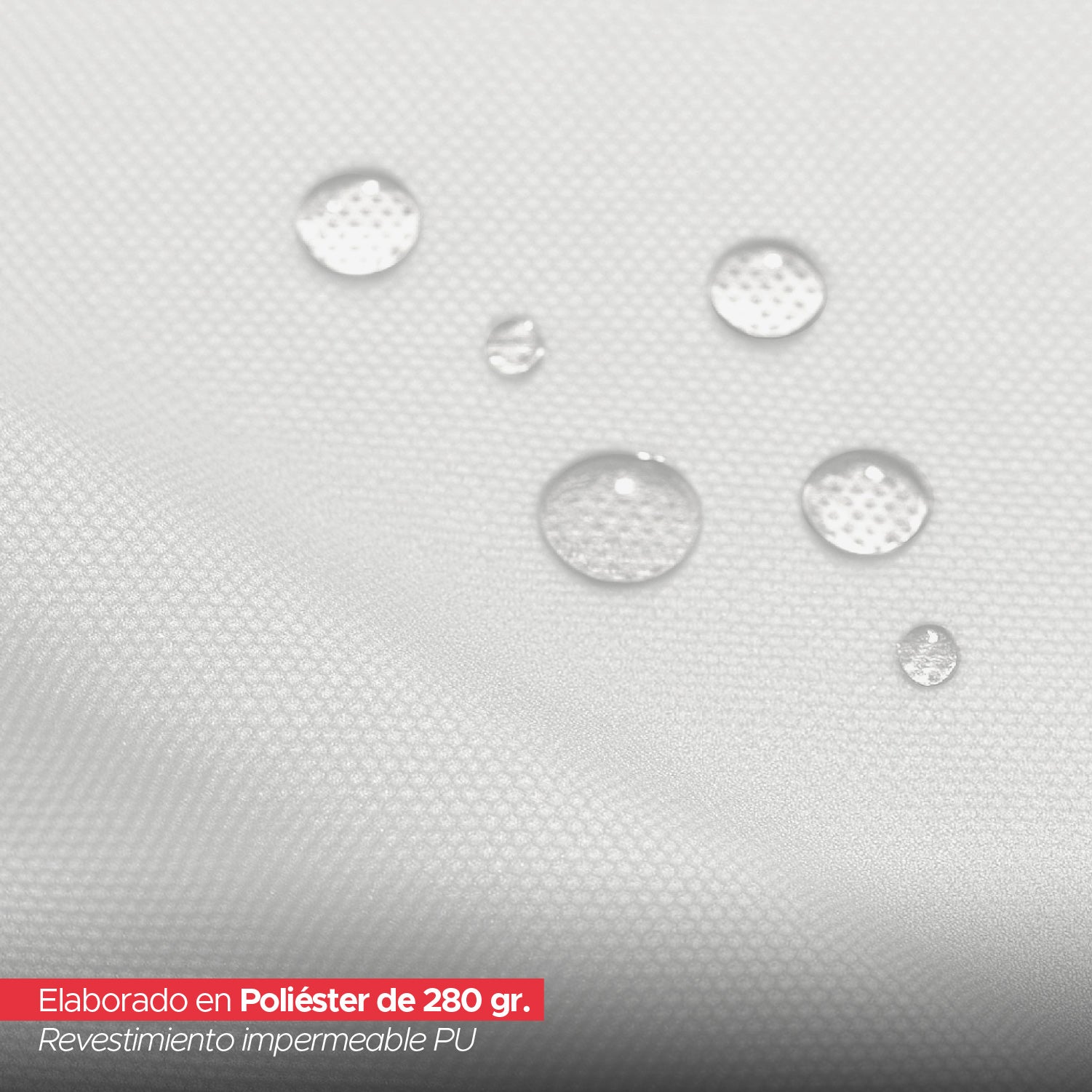 Toldo con brazo retráctil para Terrazas 3x2.5 Mts Blanco Vincenzi