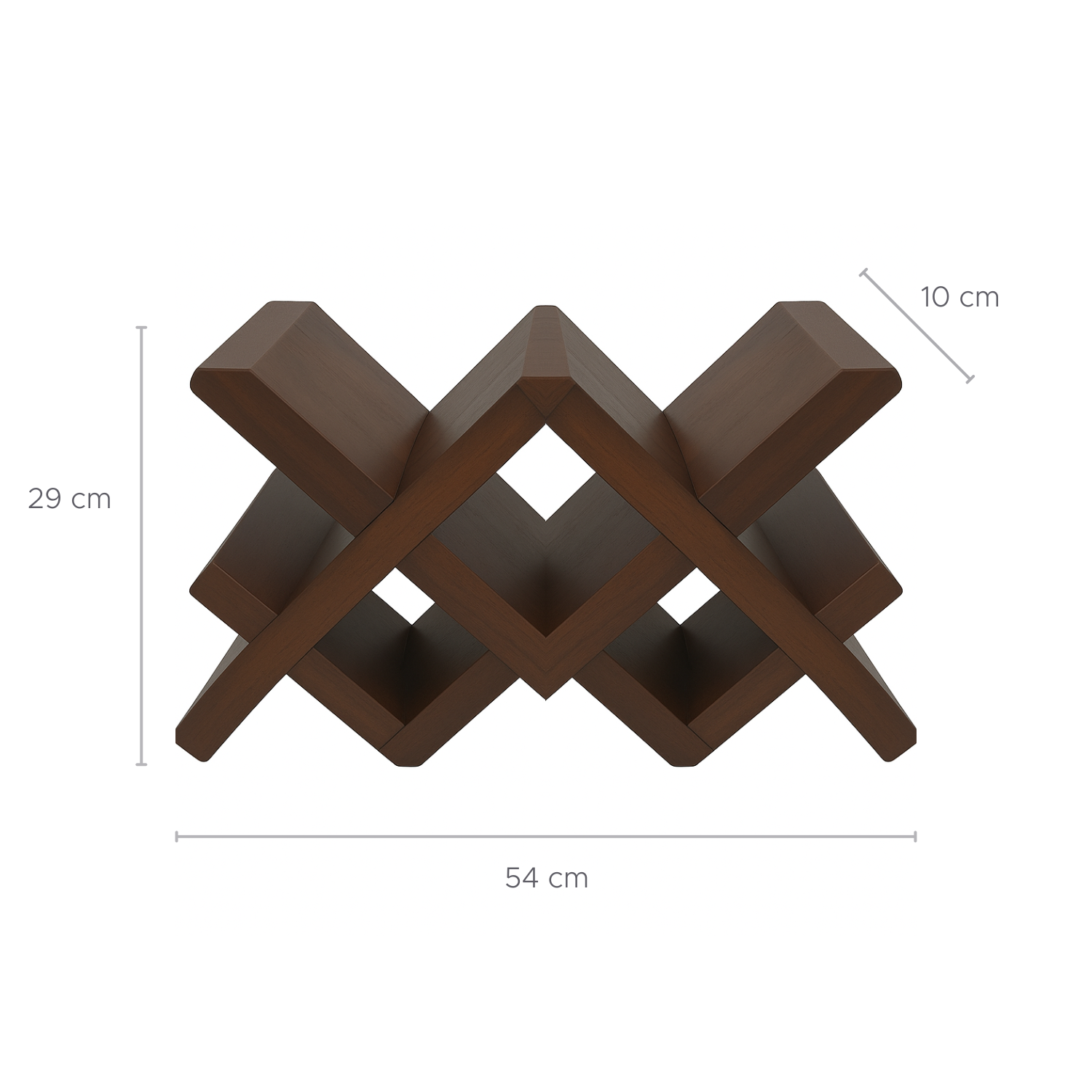 Soporte Madera Para Mesa Tipo Cava Para 7 Botellas De Vino