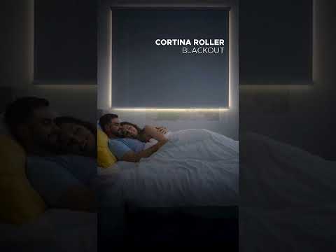 Cortina Roller Blackout Bicolor Vincenzi 180x230 cm